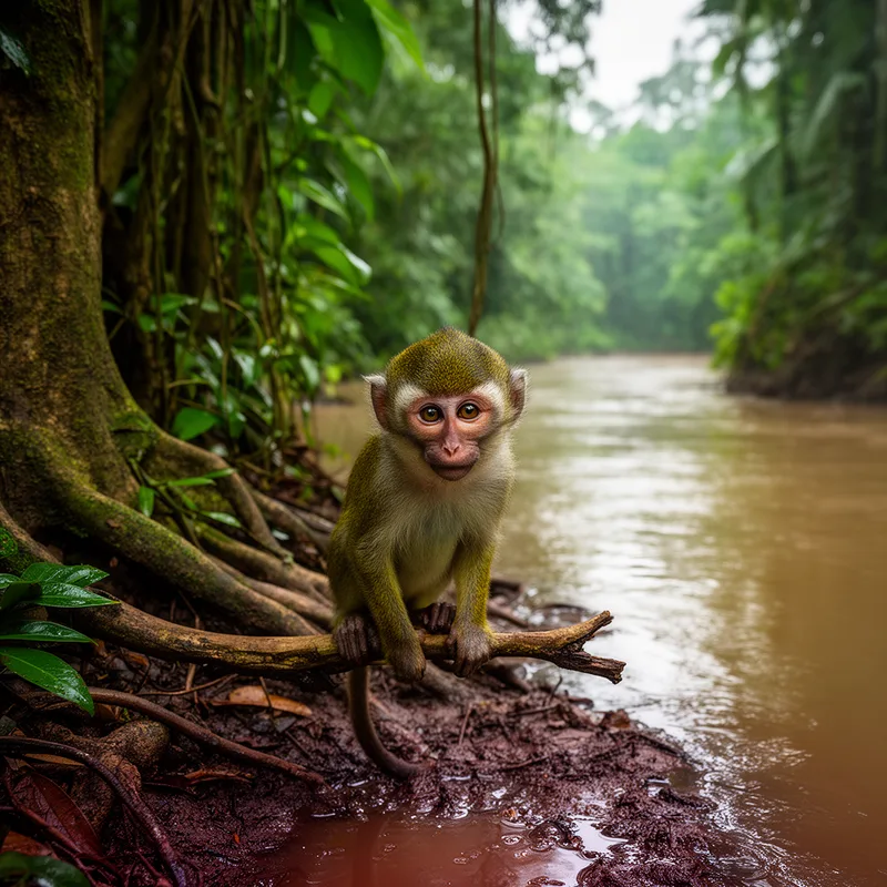 Cercopithecus talapoin