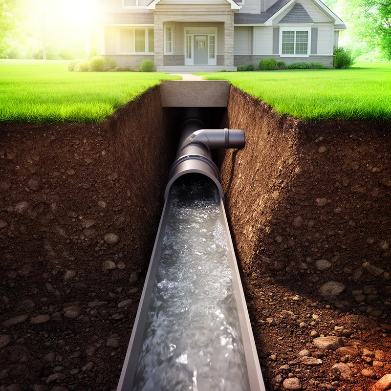 sewer line