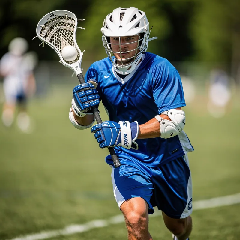 lacrosse player
