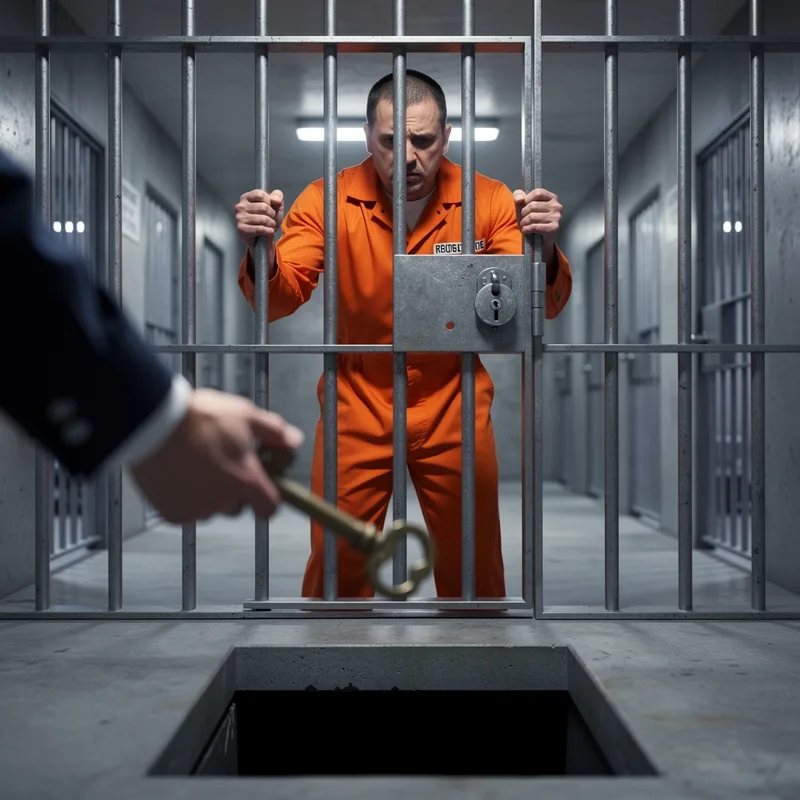 to lock him up and throw away the key