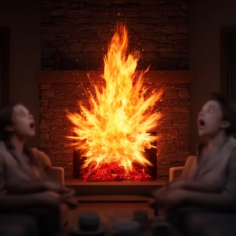 burst of fire