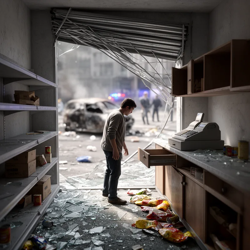 looted