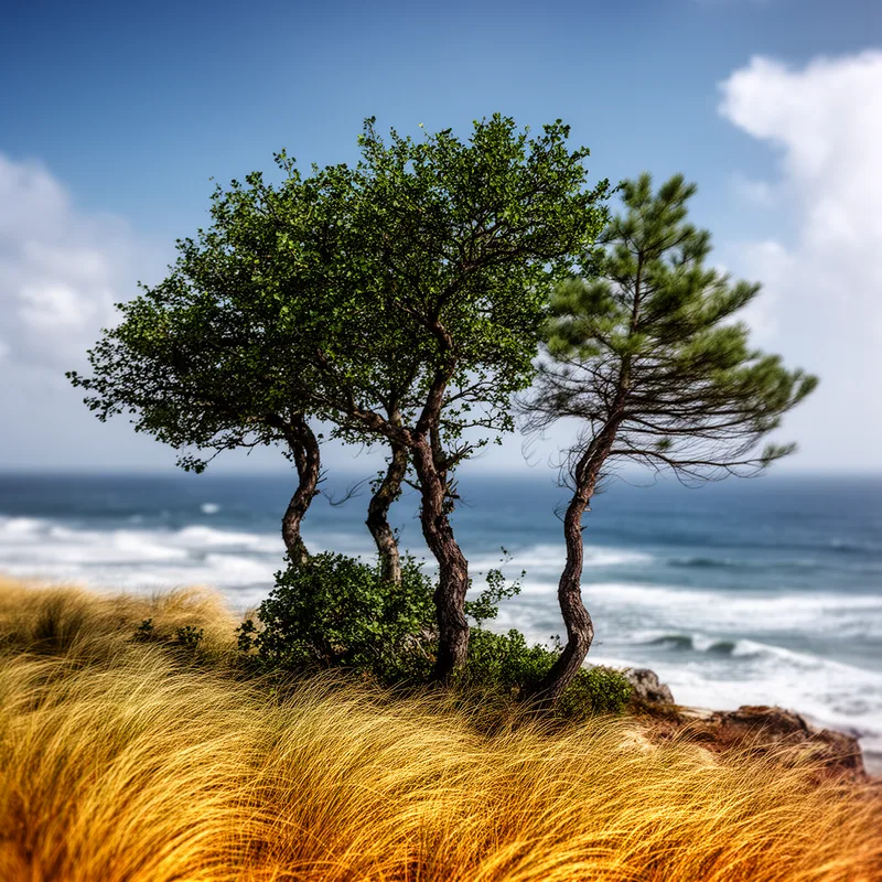 windblown