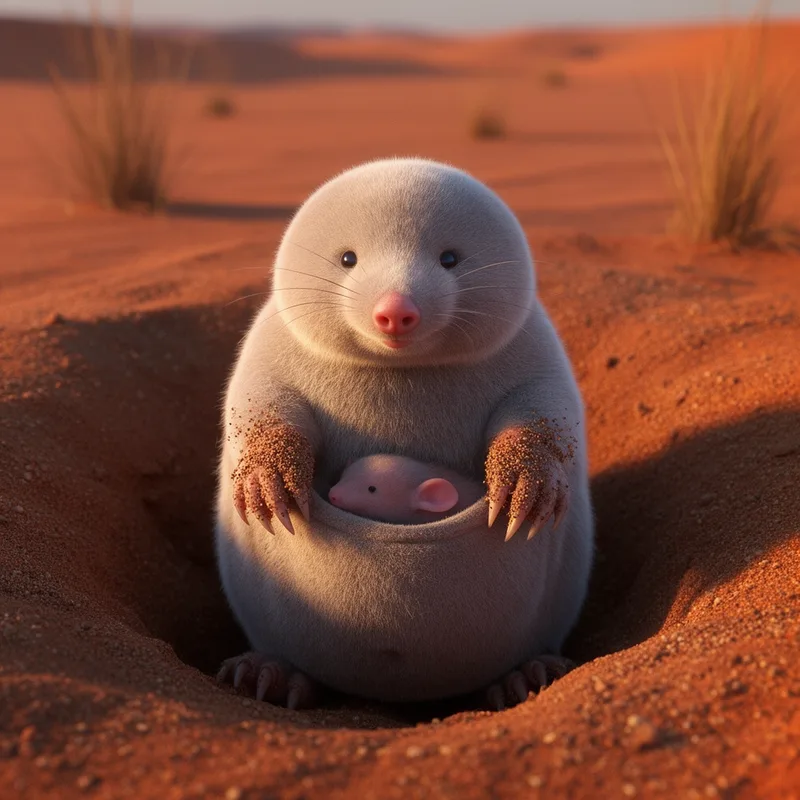 pouched mole