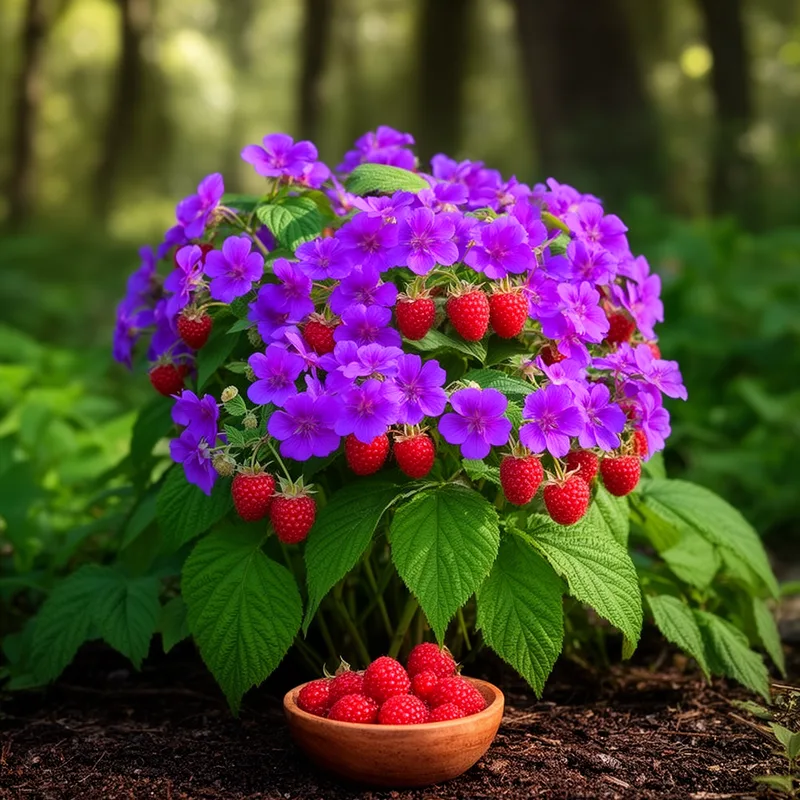 purple-flowering raspberry