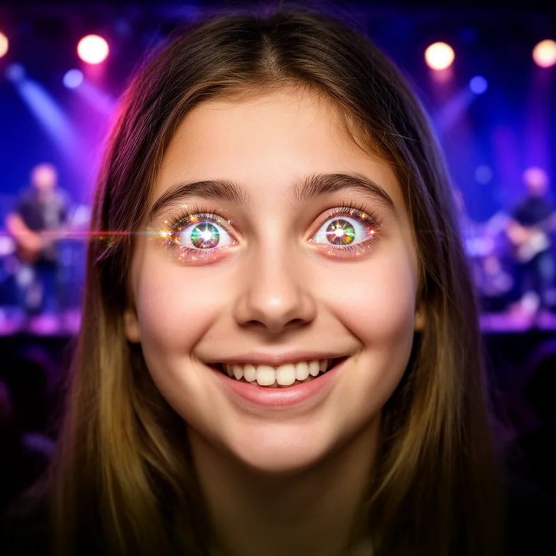 spark in someone's eyes