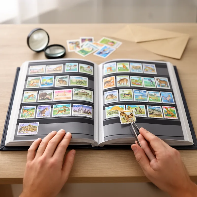 stamp album