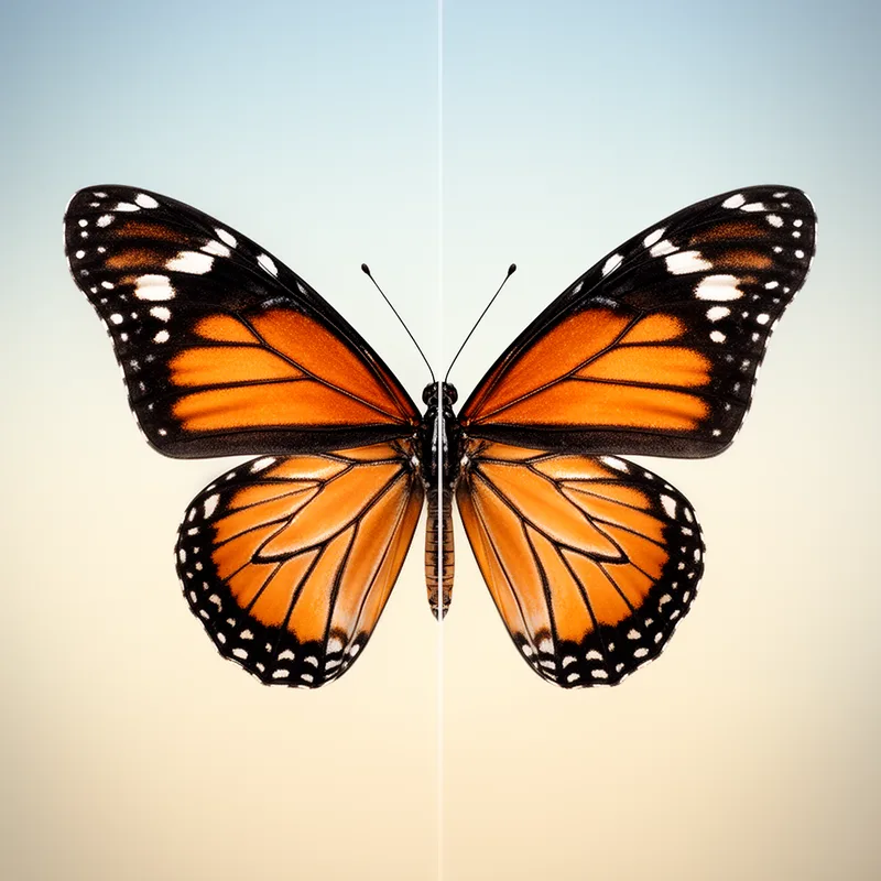 bilaterally symmetrical