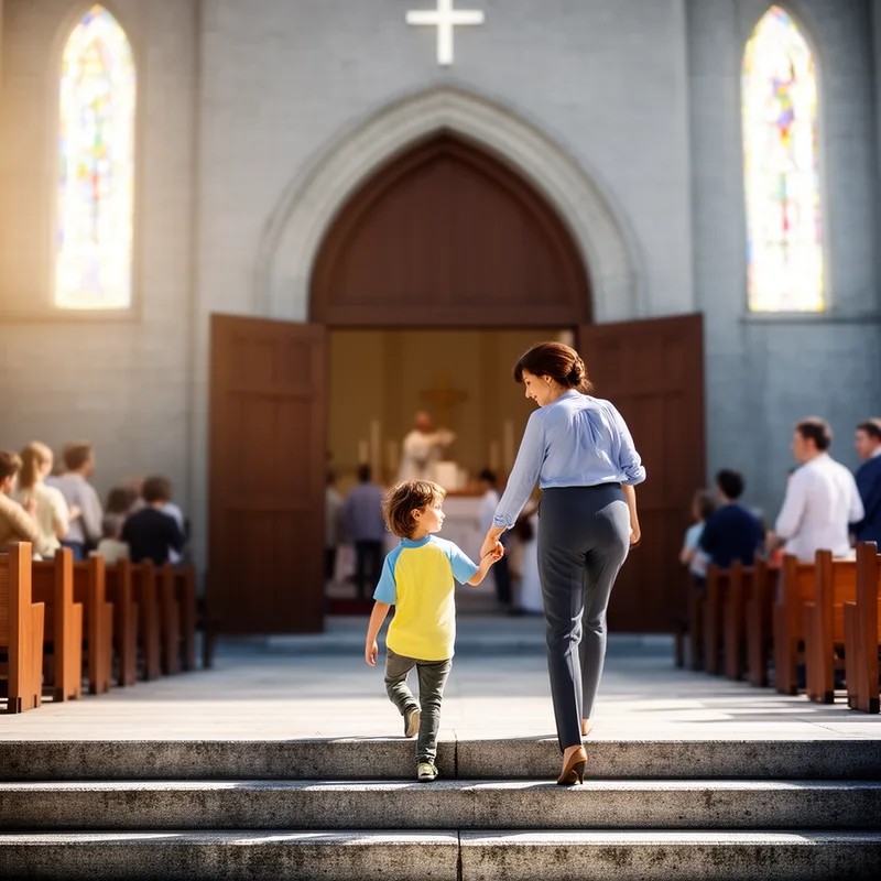 to church