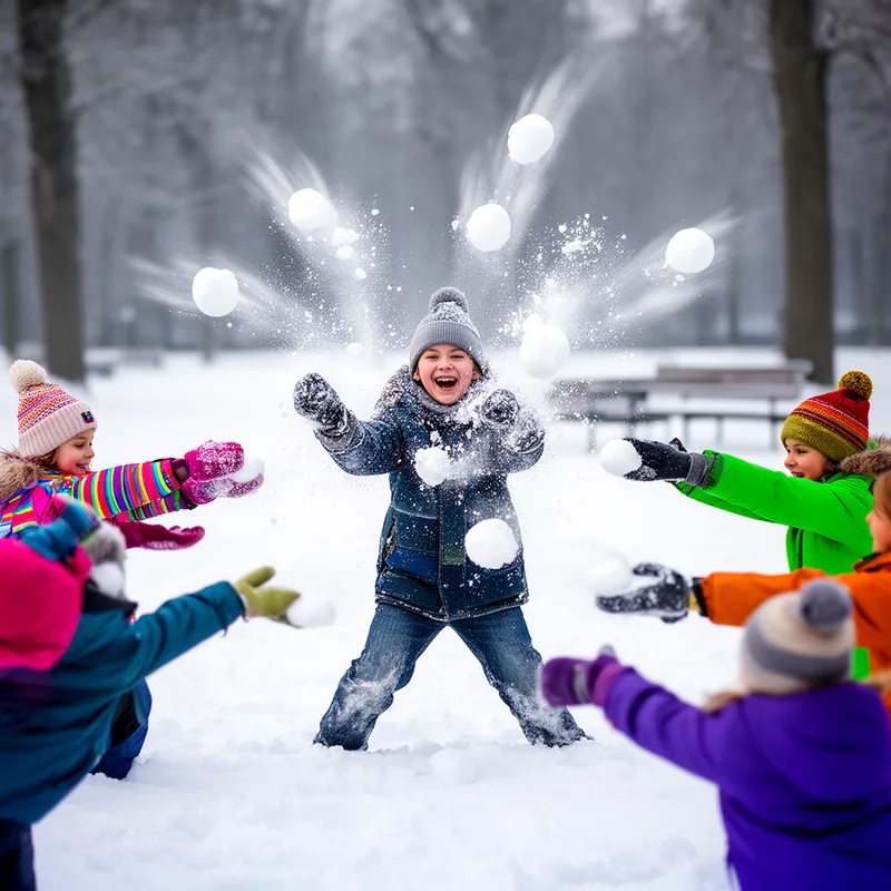 to pelt with snowballs