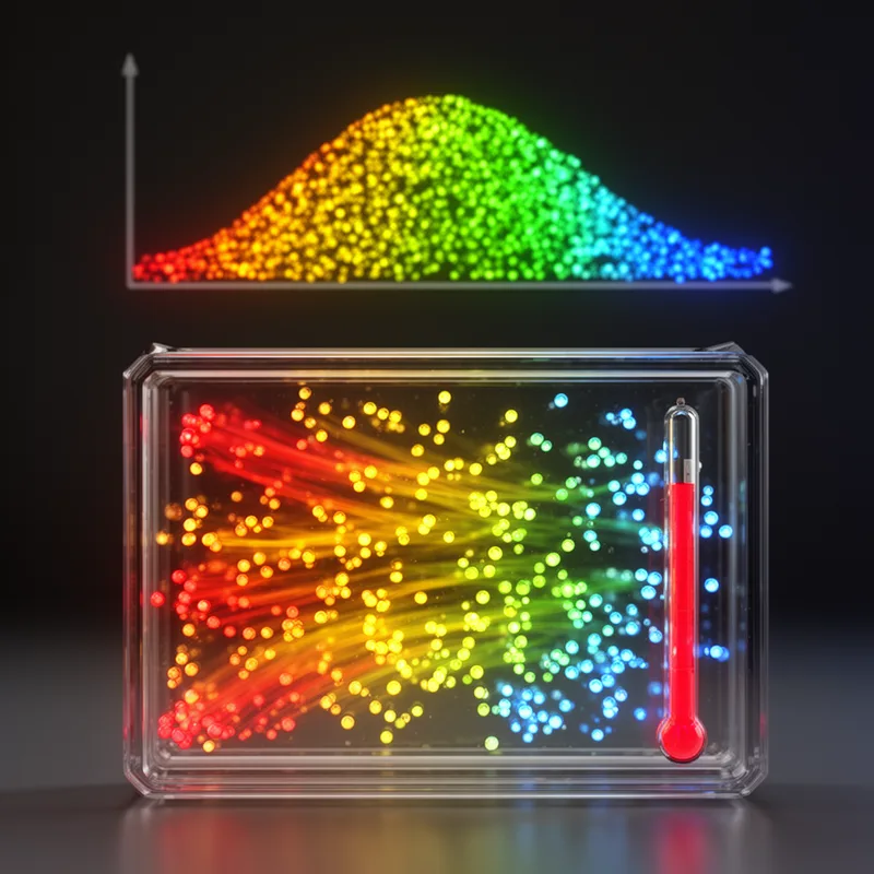 Maxwell-Boltzmann distribution law