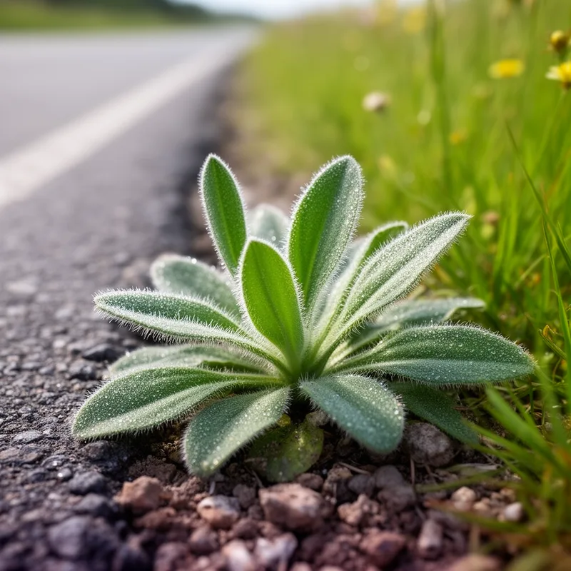 hoary plantain