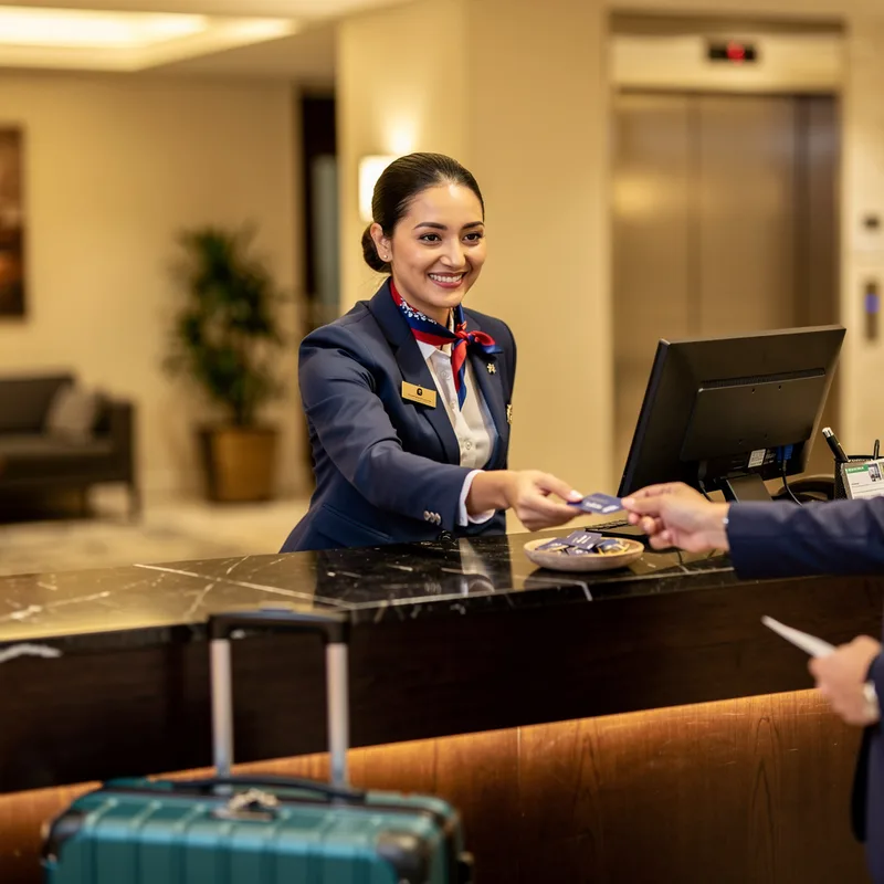 hotel clerk