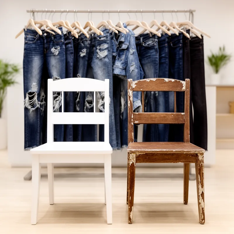 pre-distressed item