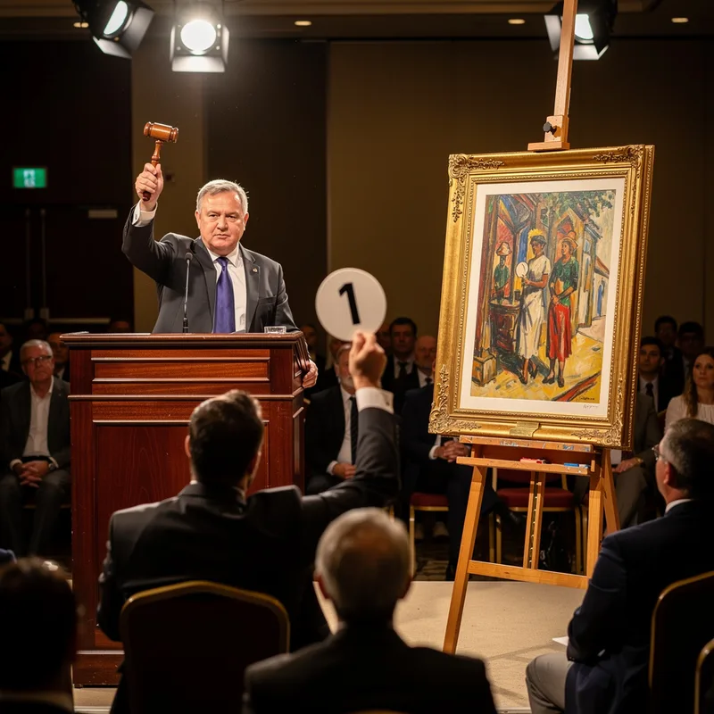 to auction