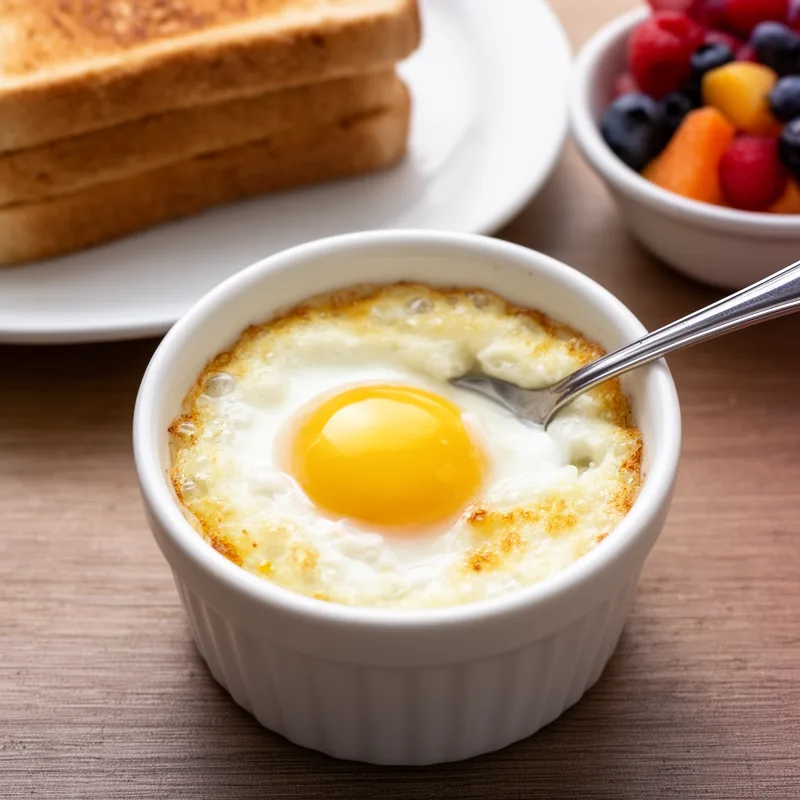 shirred egg