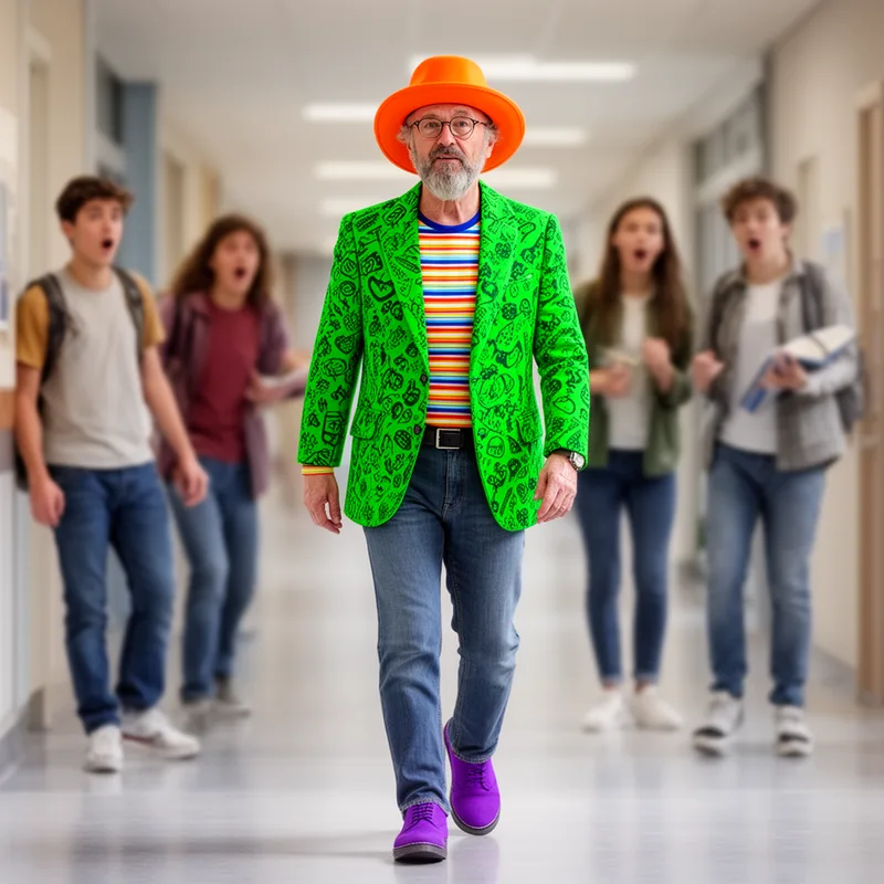 eccentrically