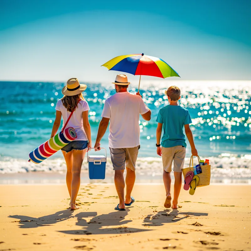 to go to the beach