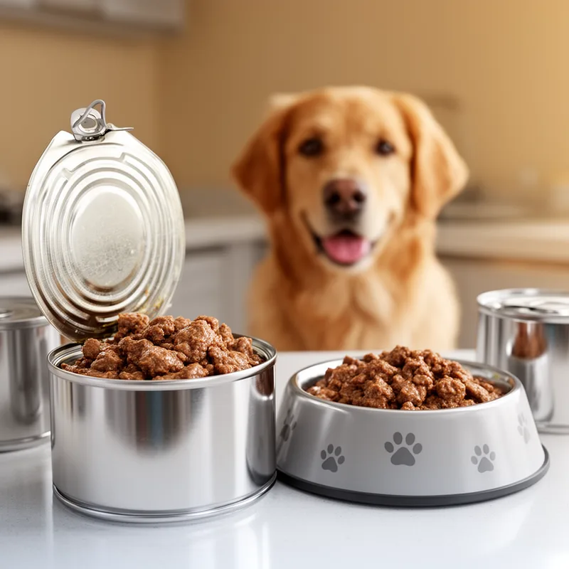 tinned dog food