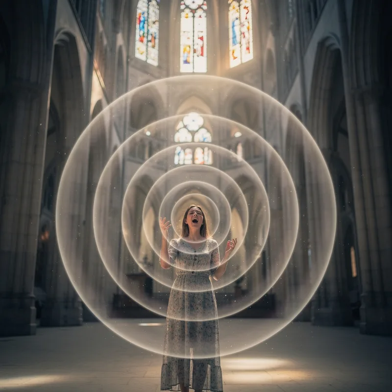 to echoed through