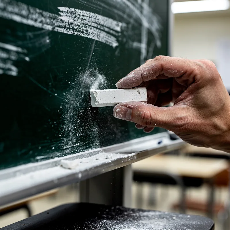 chalk dust