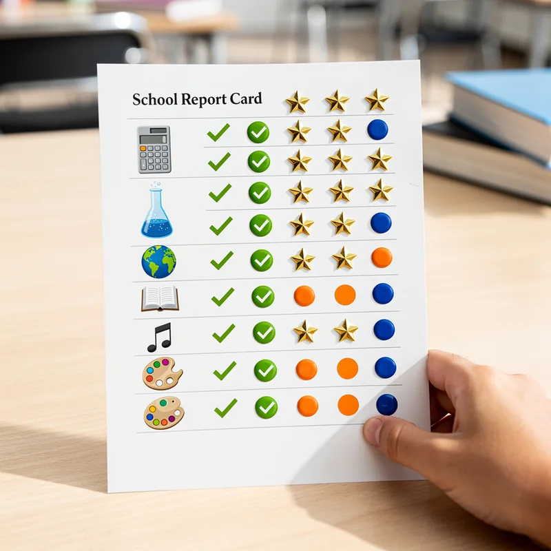 report card