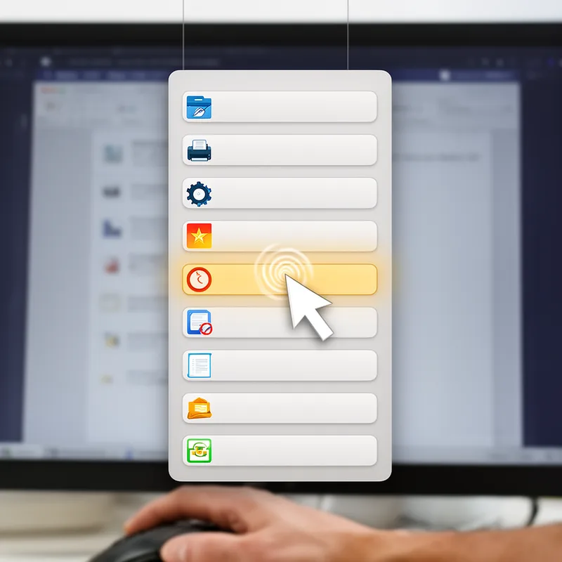 computer menu