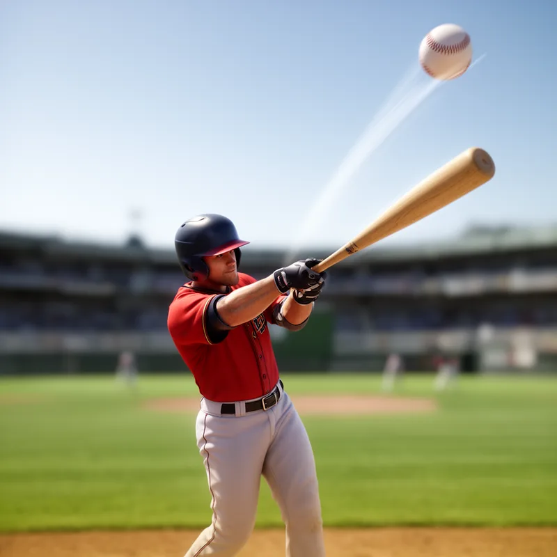 to spank the ball