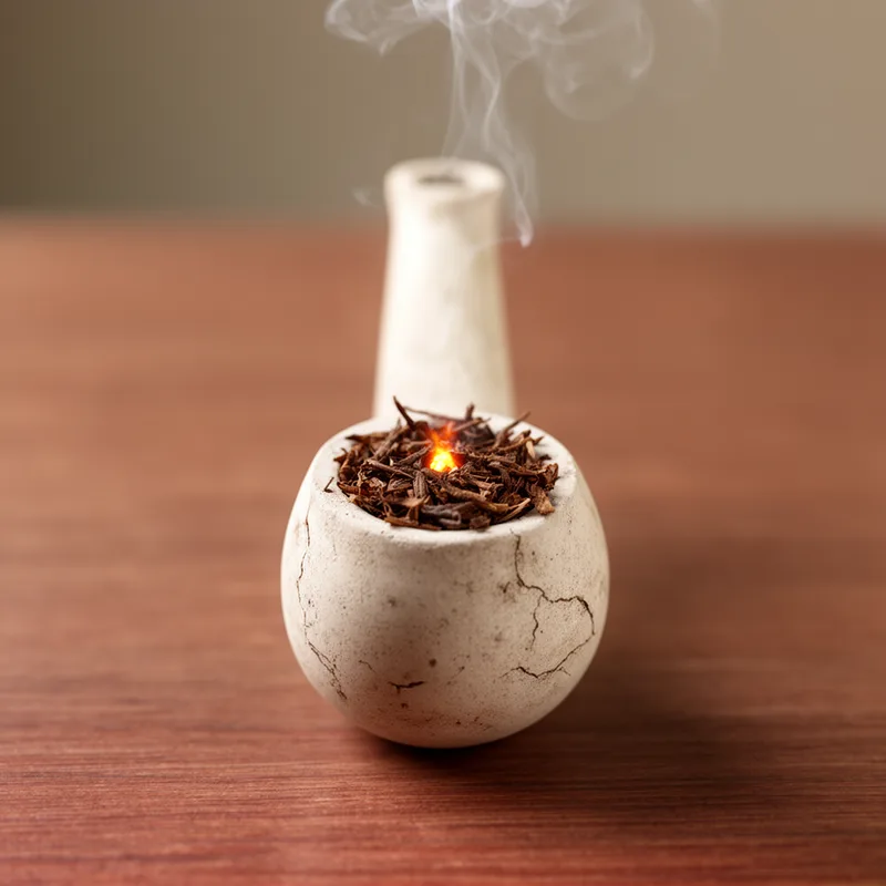 clay pipe