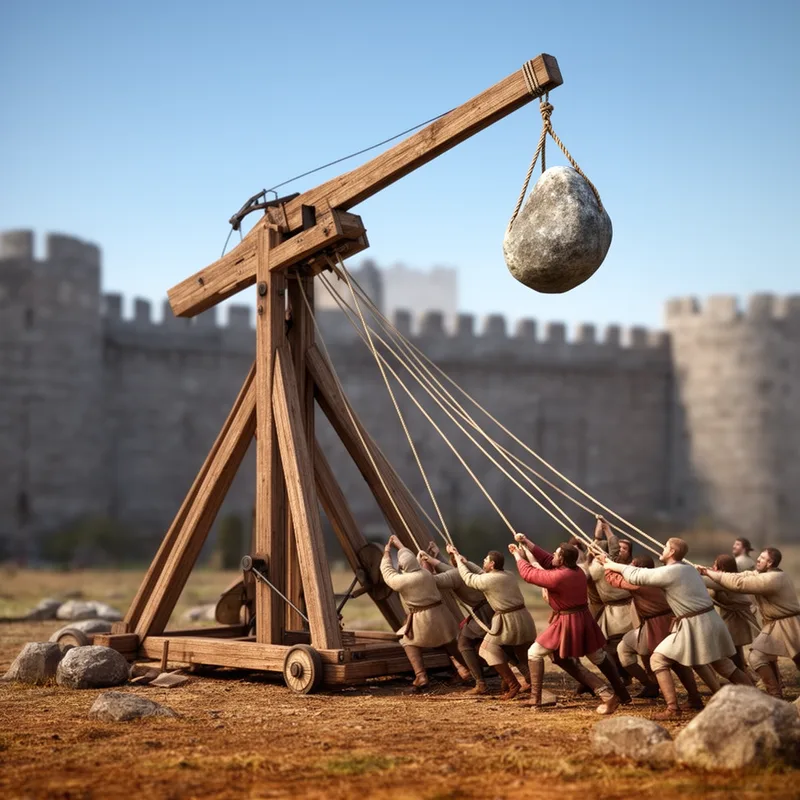 traction trebuchet