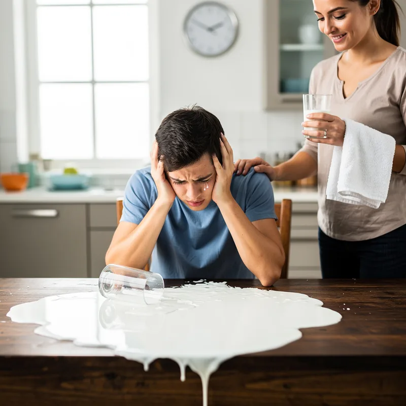 to cry over spilt milk