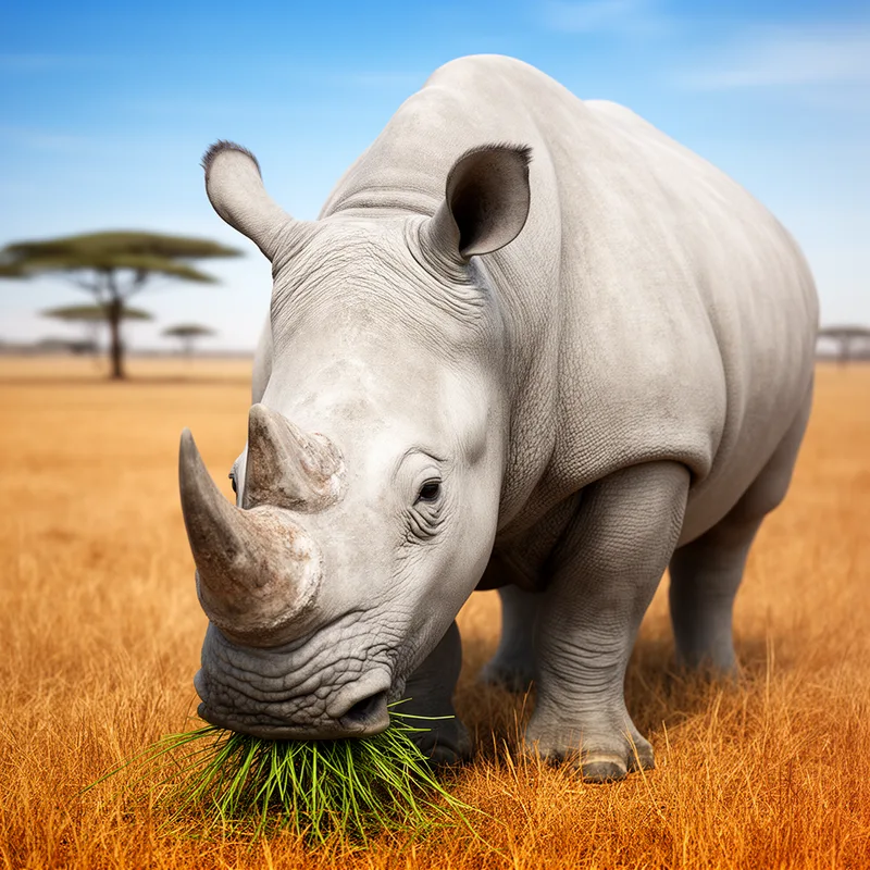 white rhinoceros