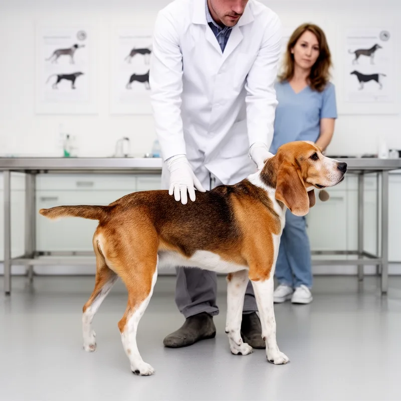 uncastrated dog