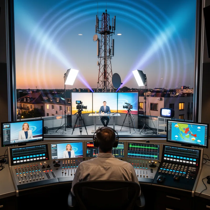 broadcasting station