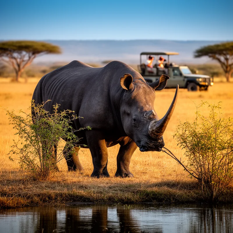 black rhinoceros