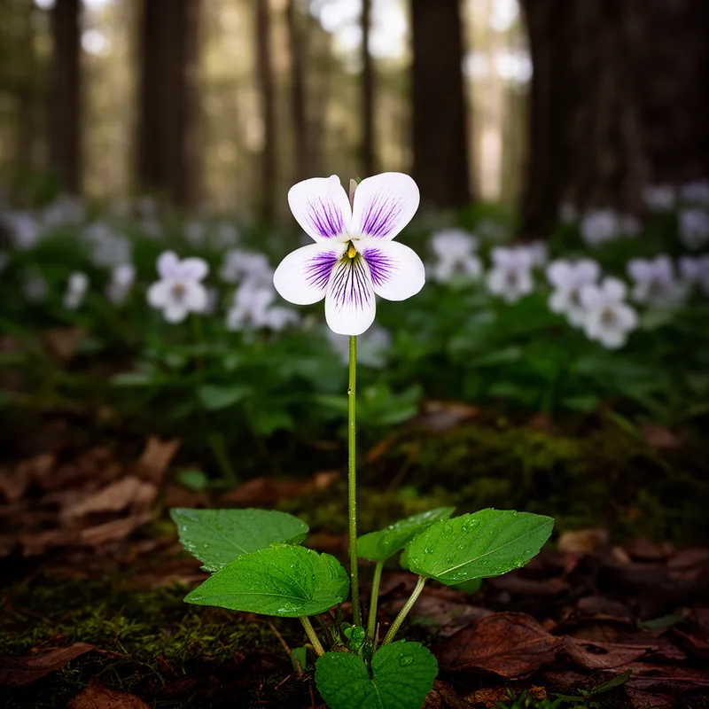 Viola canadensis