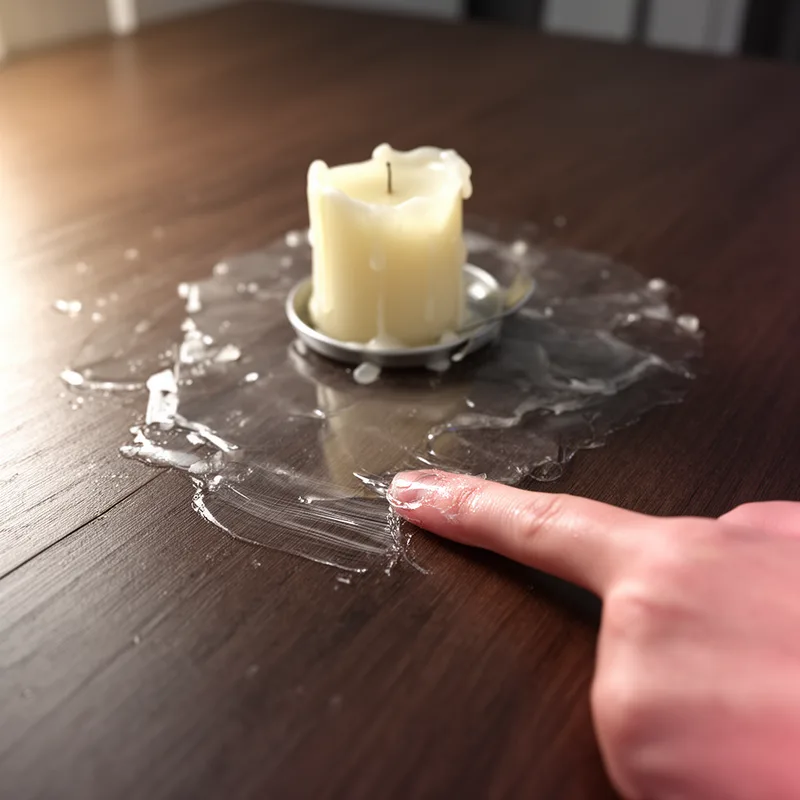 waxy residue