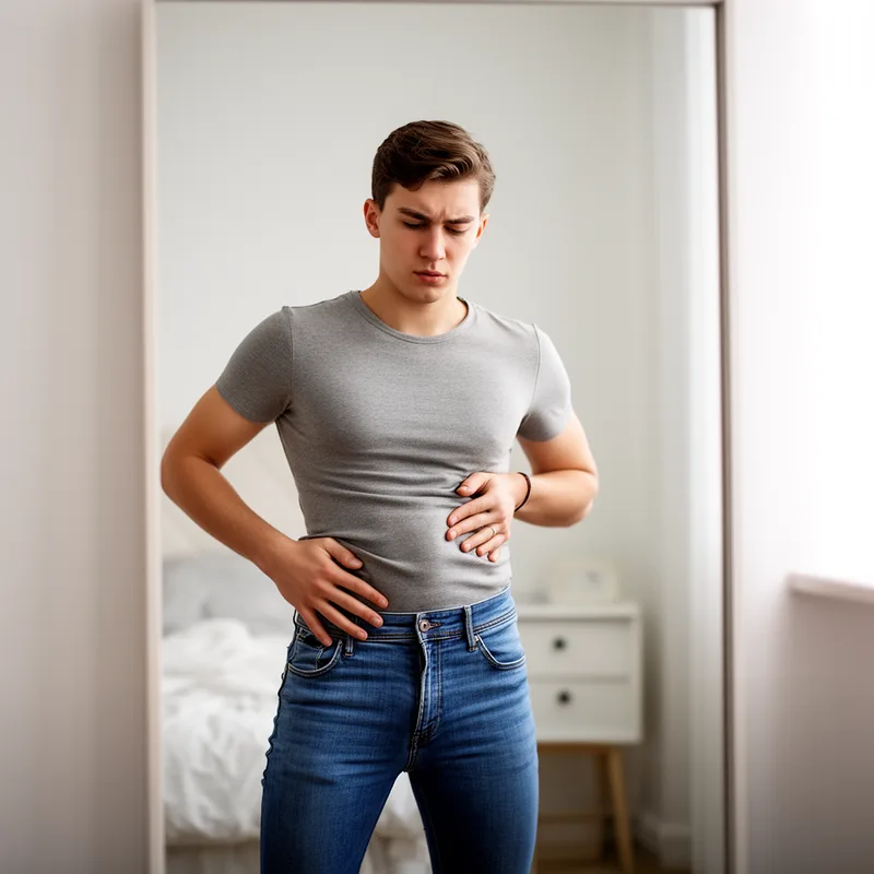 to suck in one's stomach