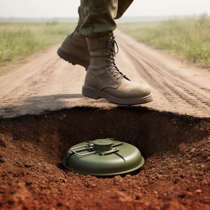 ground-emplaced mine