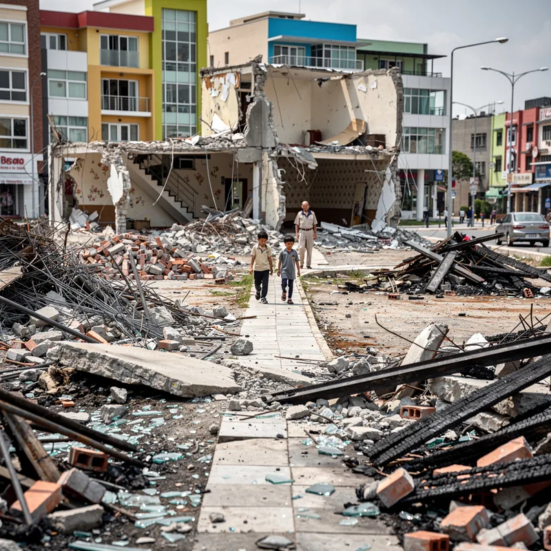 bomb site