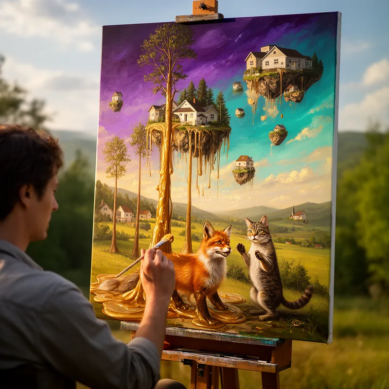 surrealistically