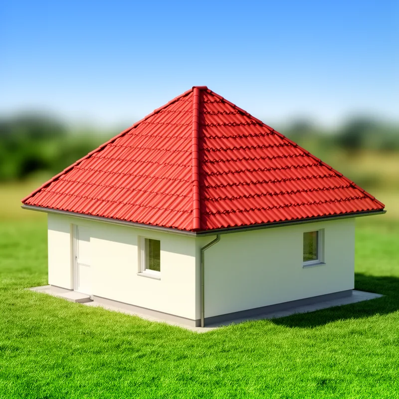 hipped roof