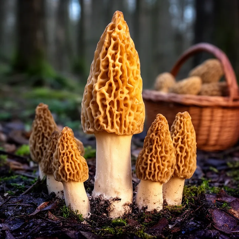 Morchella crassipes