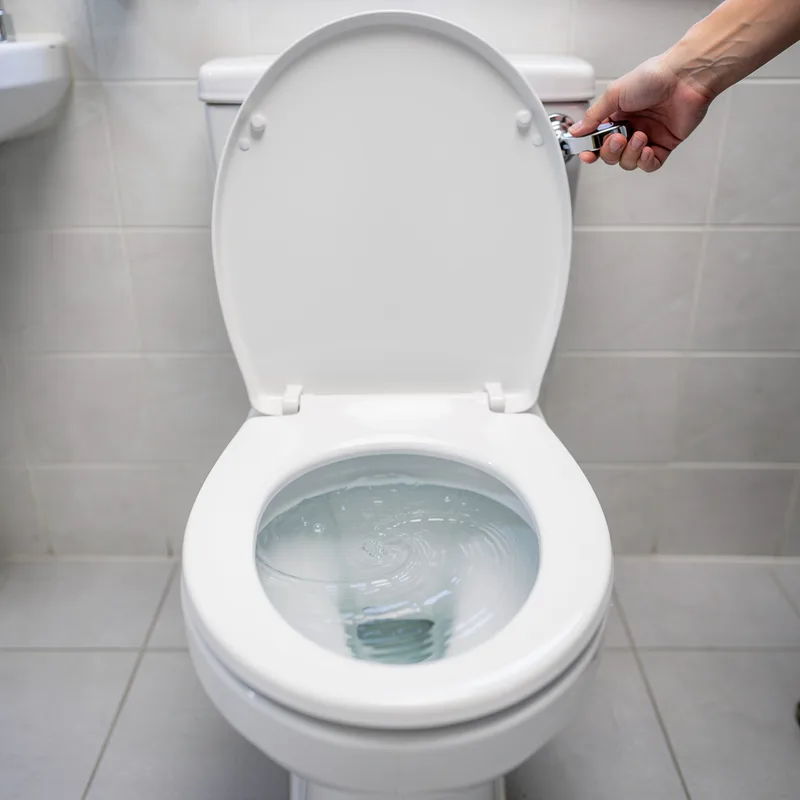 flush toilet