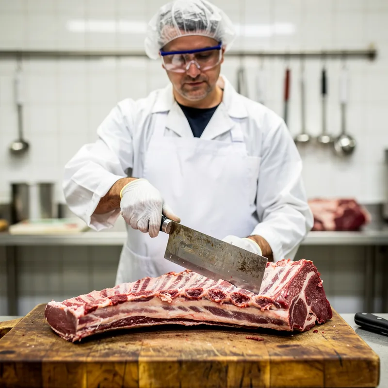 to butcher