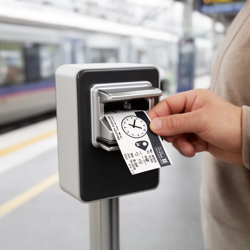 ticket stamping machine