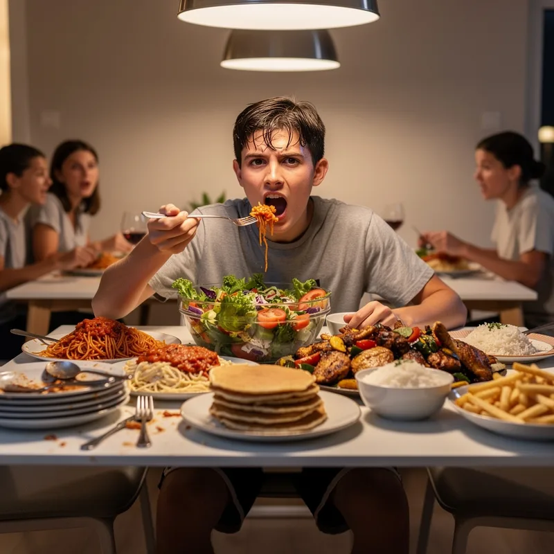 to eat like a horse