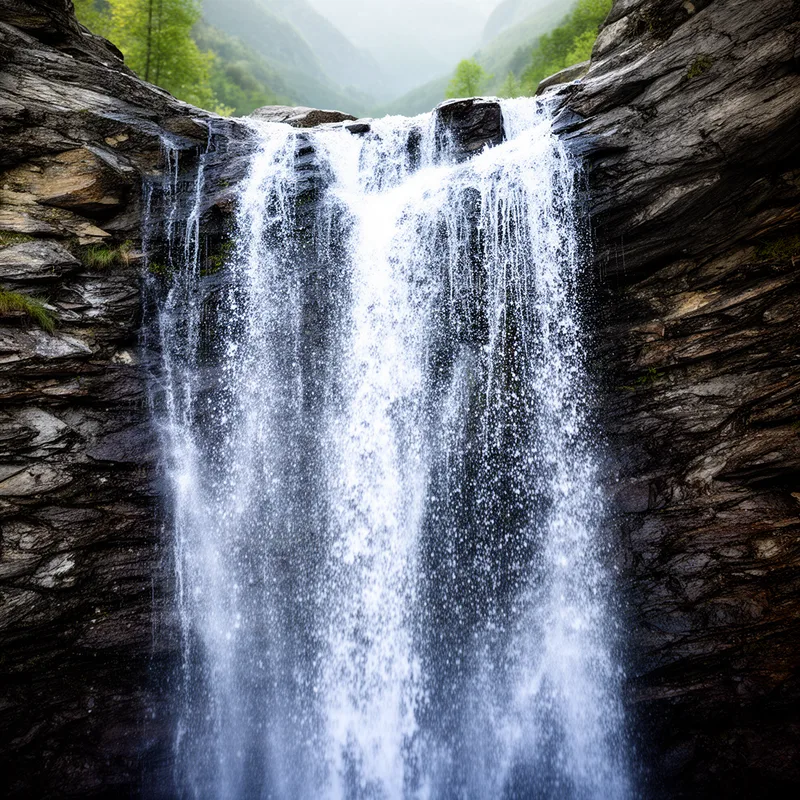 to cascade down