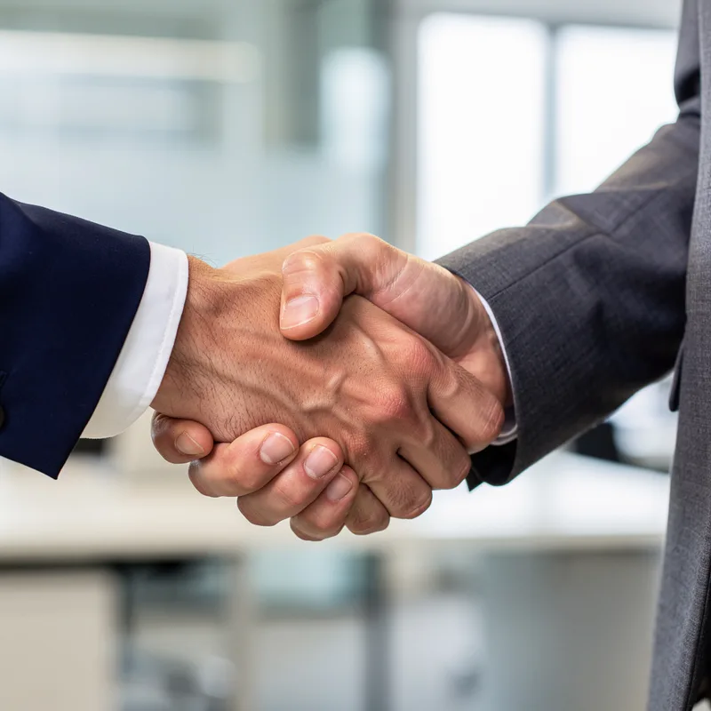 to shake hands