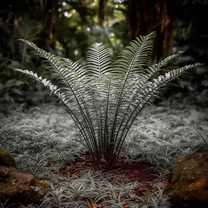 toothed sword fern